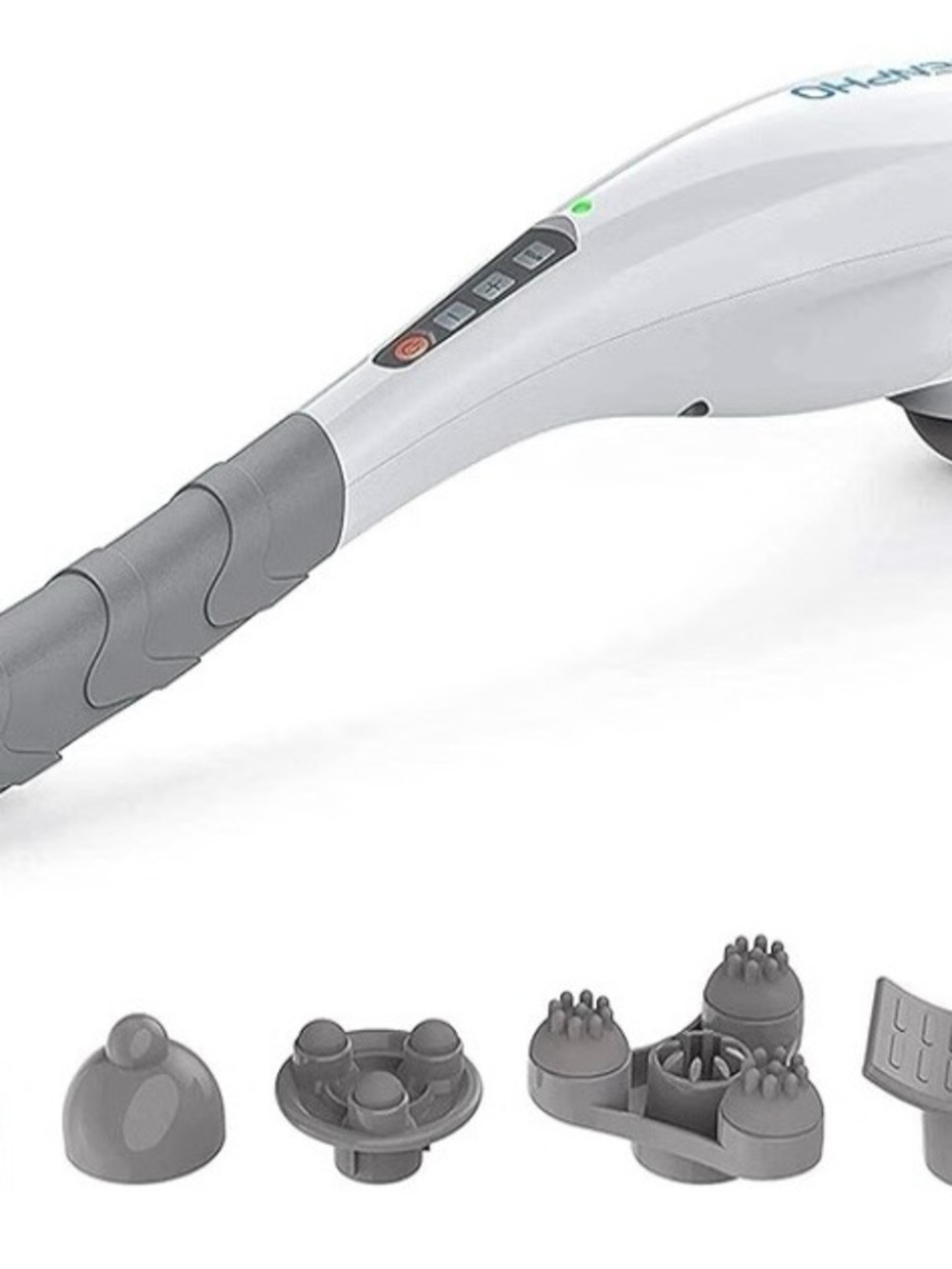 Cordless Handheld Rechargeable Massager with 5 adjustable speeds and modes